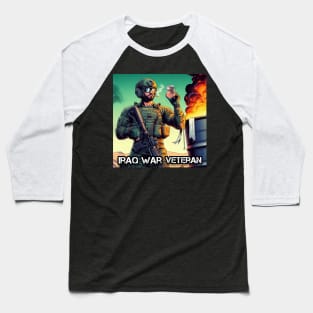 Iraq vet Baseball T-Shirt